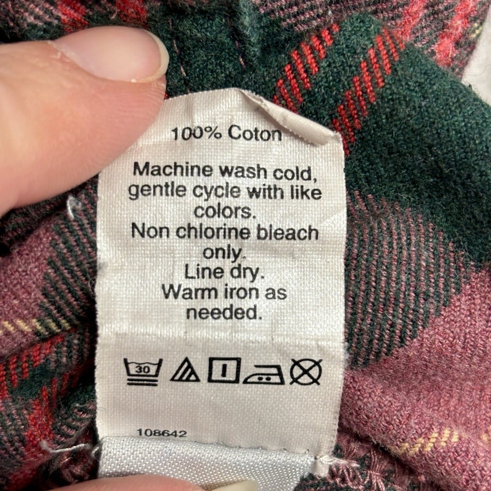 Madewell Flannel Ex-Boyfriend in Nona Plaid XS Button Down Shirt - Picture 8 of 10